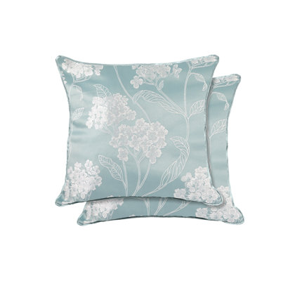 Blossom Floral Square Throw Pillow Cover