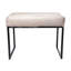 Upholstered Cowhide Bench-1945590717