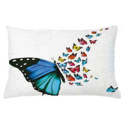 Butterfly Square Pillow Cover