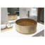 Lavabo de salle de bain vasque circulaire en verre 15,55 po Hewei-90333792