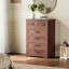 Ensemble de rangement pour chambre 2 pièces Bradford - Commode 7 tiroirs et commode 6 tiroirs rustique-453657706