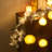 Pre-Lit Christmas Garland With Light For Mantle, Lighted Battery Operated Xmas Garland With Ball For Front Door Fireplace Table Centerpiece Outdoor Window Home Decor-247883502-247883490