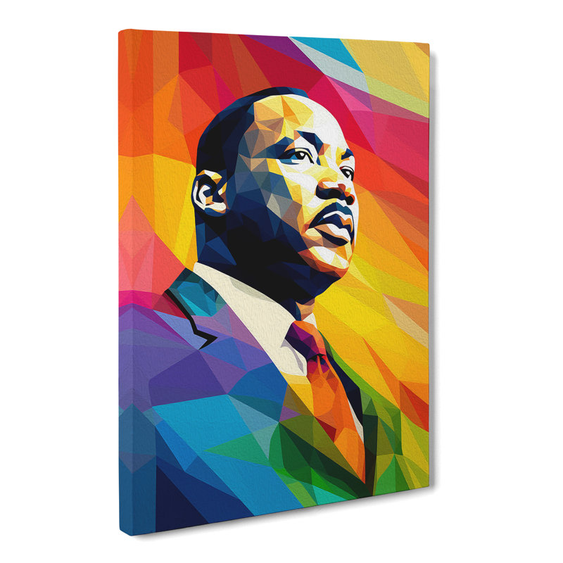Martin Luther King Jr. Op - Print, 76cm H x 50cm W x 3cm D
