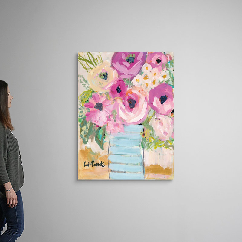 Reproduction d’art sur toile, "grande’s visit" par Kait Roberts, Toile tendue, H 48 po x l 36 po x P 1,25 po