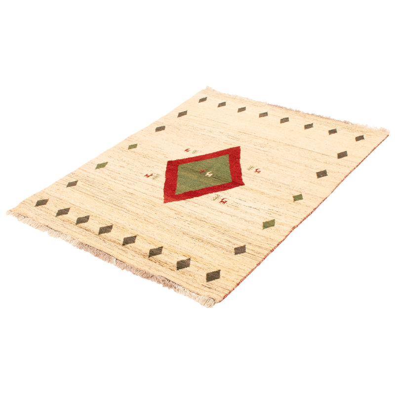 Tapis crème Aamna Gabbeh 5 pi 1 po x 6 pi 4 po