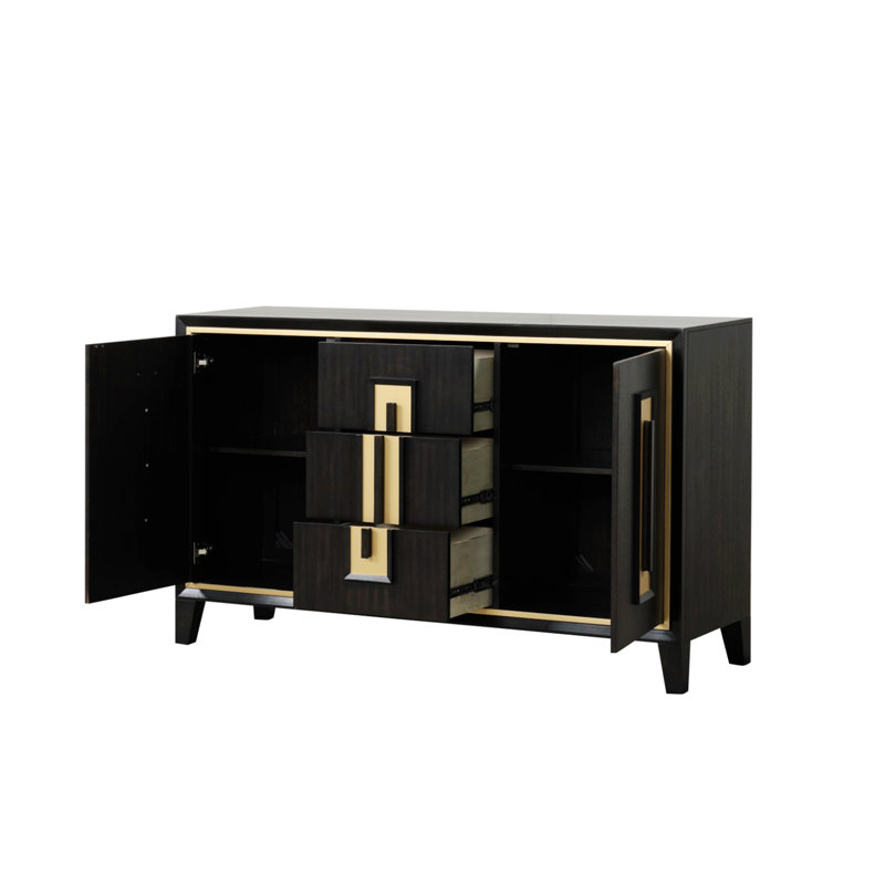 Buffet décoratif, buffet avec tiroirs de rangement