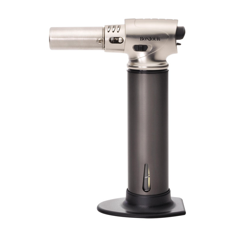 BonJour Gray Aluminum Professional Culinary Torch