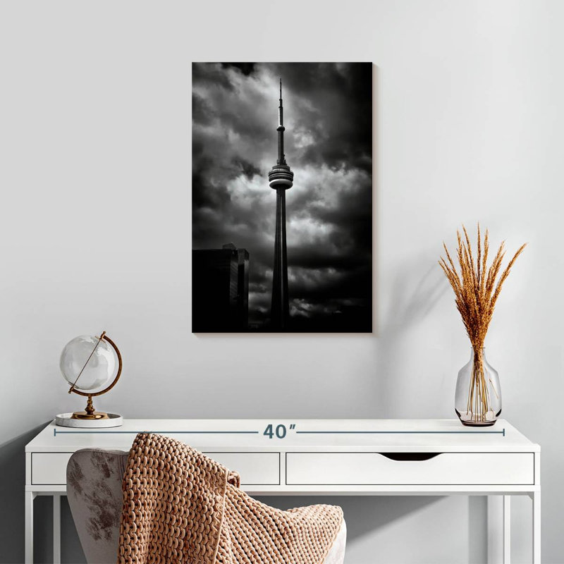 Aime CN Tower No 5, 24" H x 16" W