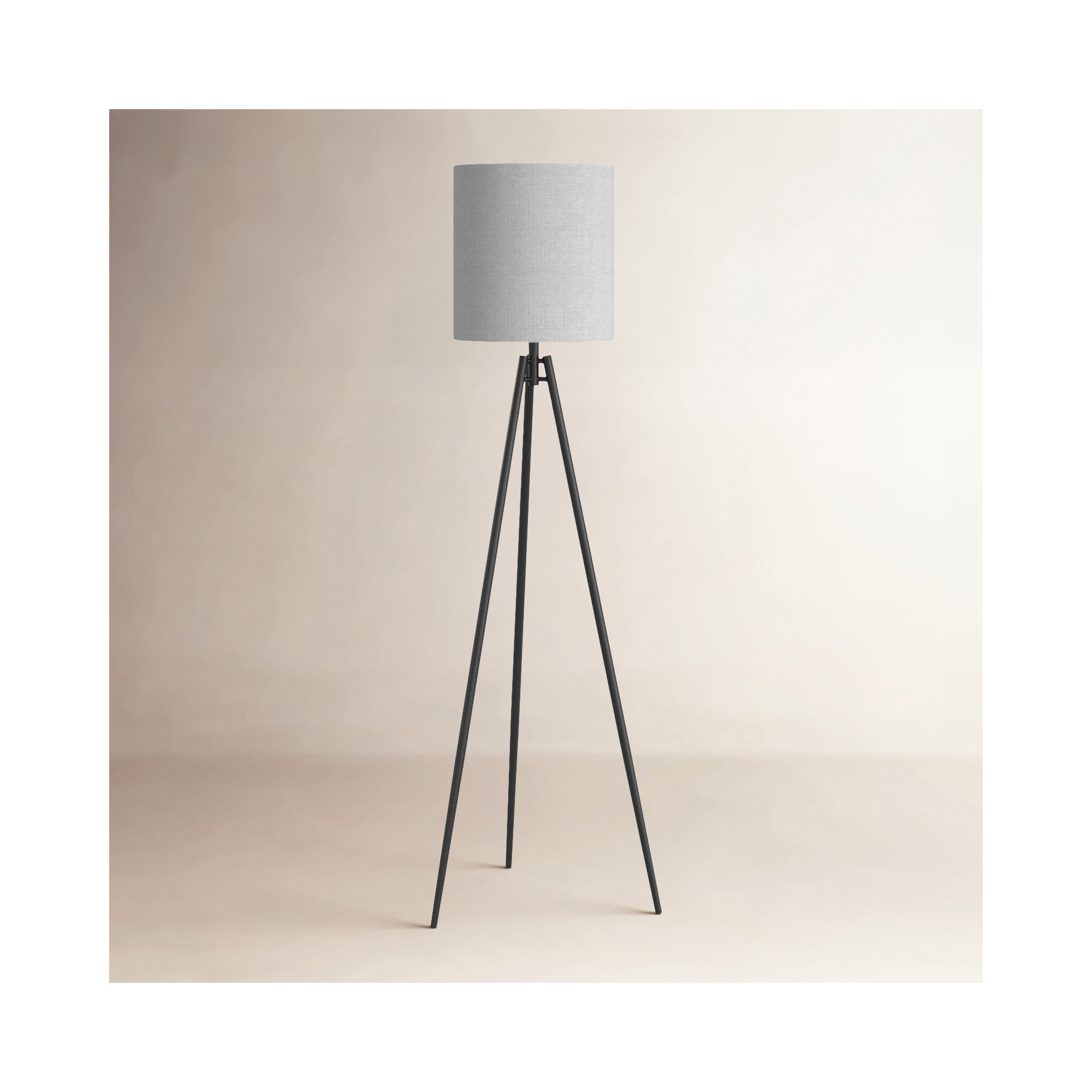 Kerala 69'' Dimmable Floor Lamp, Black
