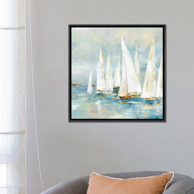 " White Sailboats " by Allison Pearce
