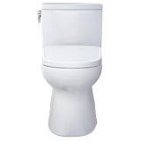 Vespin® II 1 GPF Elongated Floor Mounted Two-Piece Toilet (S7 Bidet Seat Included) with Auto Flush