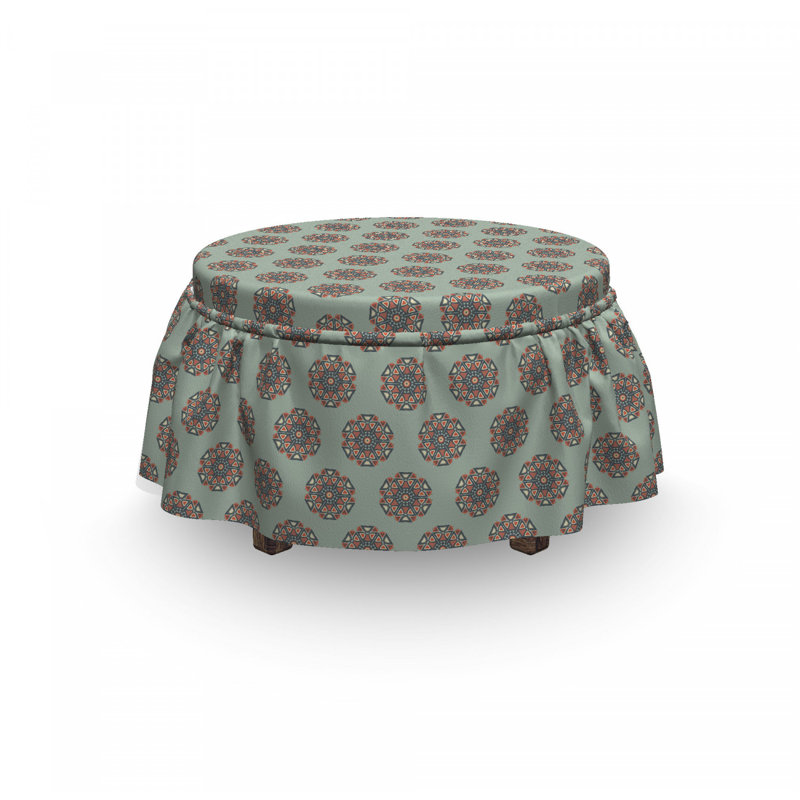 Housse pour repose-pieds hexagonal effects