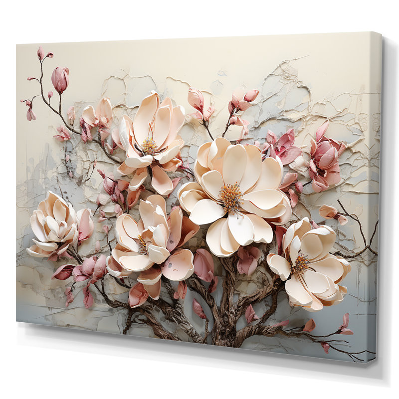 Lavish Magnolia Tree III sur impression sur toile, Toile tendue, H 24 po x l 32 po x P 1 po