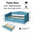 Eliana Twin Velvet Upholstered Daybed with Drawers -Solid Construction, Space Maximization-1055788387