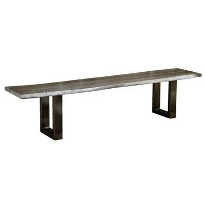 Freeform Solid Wood Bench