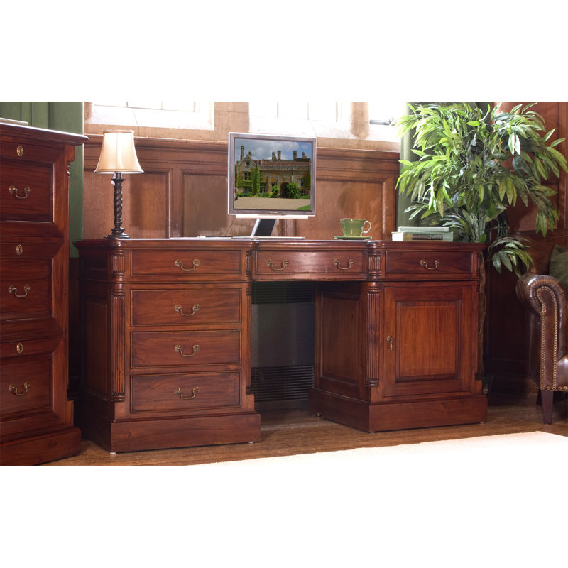 Aliysha Solid Wood Computer Desk