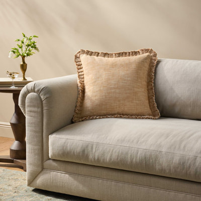 Housse de coussin décoratif rouille Loloi