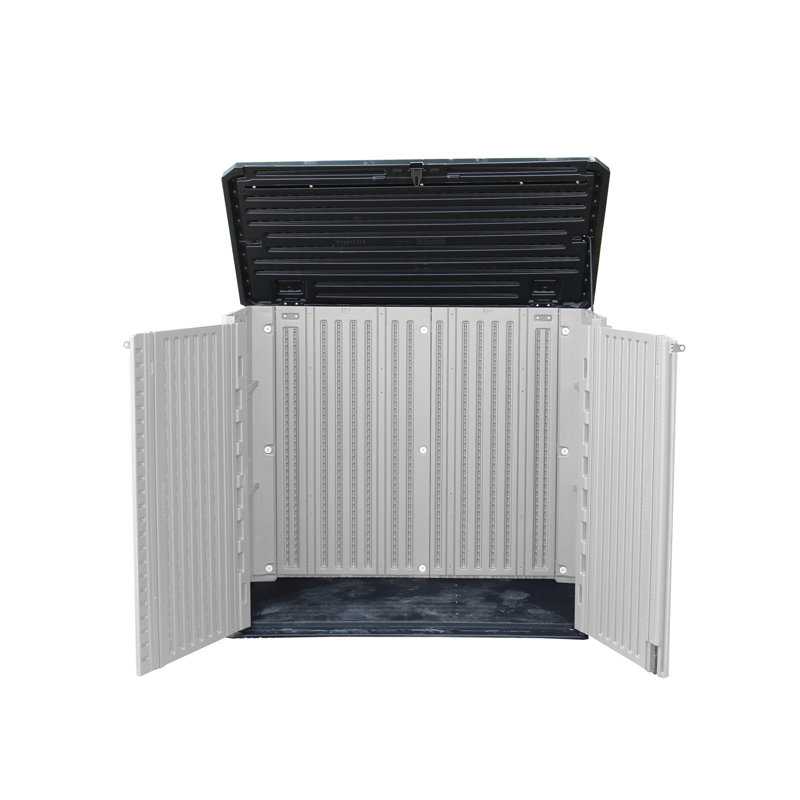 4 pi. 2 po l 2 pi. x p 2 pi. d remise de rangement horizontale en plastique