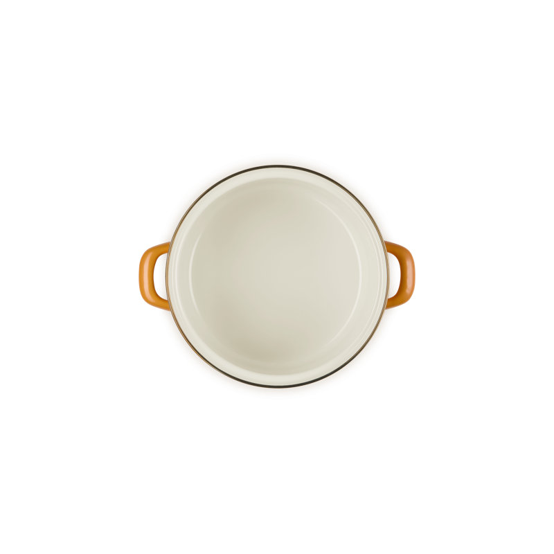 Le Creuset Enamel On Steel Petite Stockpot With Gold Rim, 3.8 Qt. - , Orange