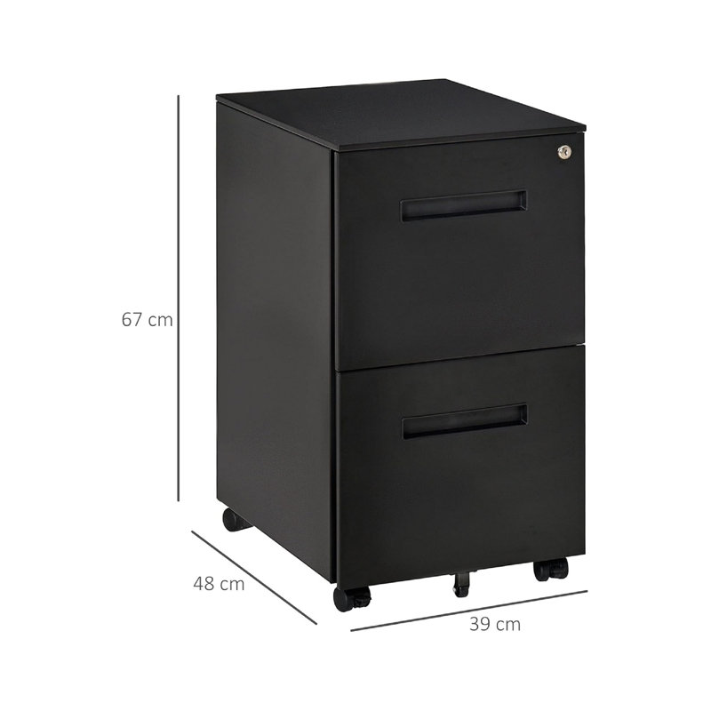 File Cabinet, Black
