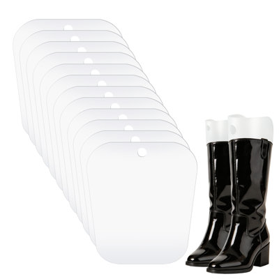  6pair (12sheets) 12in Boot Shaper Form Inserts Boots Support For Boot White