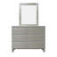 Commode double 6 tiroirs avec miroir Kawena
