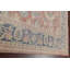 Tapis zone en laine noué la oushak rouille/ivoire 8 pi 10 po x 11 pi en laine one-of-kind Siple