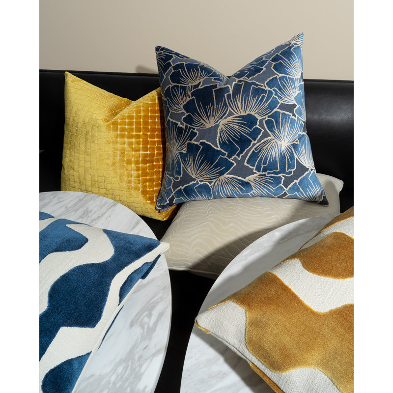 Spazzio Square Pillow Cover & Insert, Camel, Square 24"