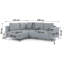 6 Seater Corner Sofa-109138675-109138685