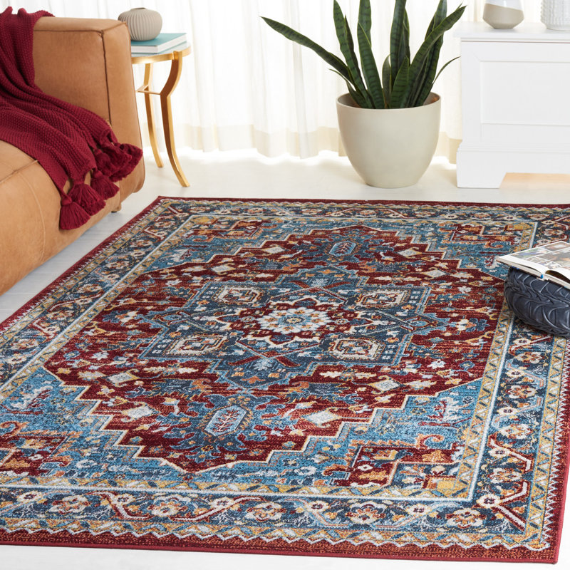 Bayside Performance Machine Washable Oriental Rug, Rectangle 5'3" x 7'6"