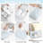 8 Set Packing Cubes For Travel, Luggage Packing Organizers Accessories Large Toiletries Bag For Clothes Shoes Cosmetics