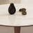 White&Walnut Round Sintered Stone Dining table