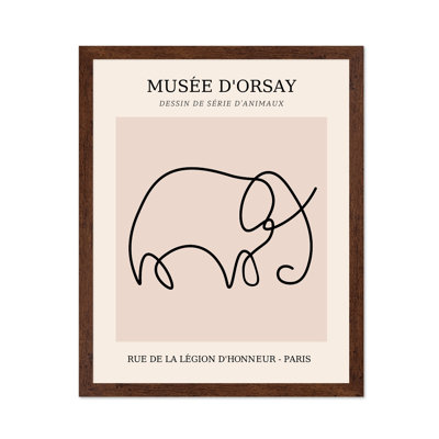 Picasso - One Line Elephant Drawing
