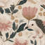 Papier peint floral Hérisson fantaisiste, murale-101206064