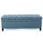 Blue Fabric Storage With Construction And Birch Legs - Living Room Piece Leg 51.27d X 20.97w 18.30h-727626073