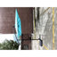 Parasol rectangulaire 2x3m à DEL solaires - Économie d'énergie, ventilation intégrée, pour terrasse, jardin, piscine, 26 DEL, espace extérieur