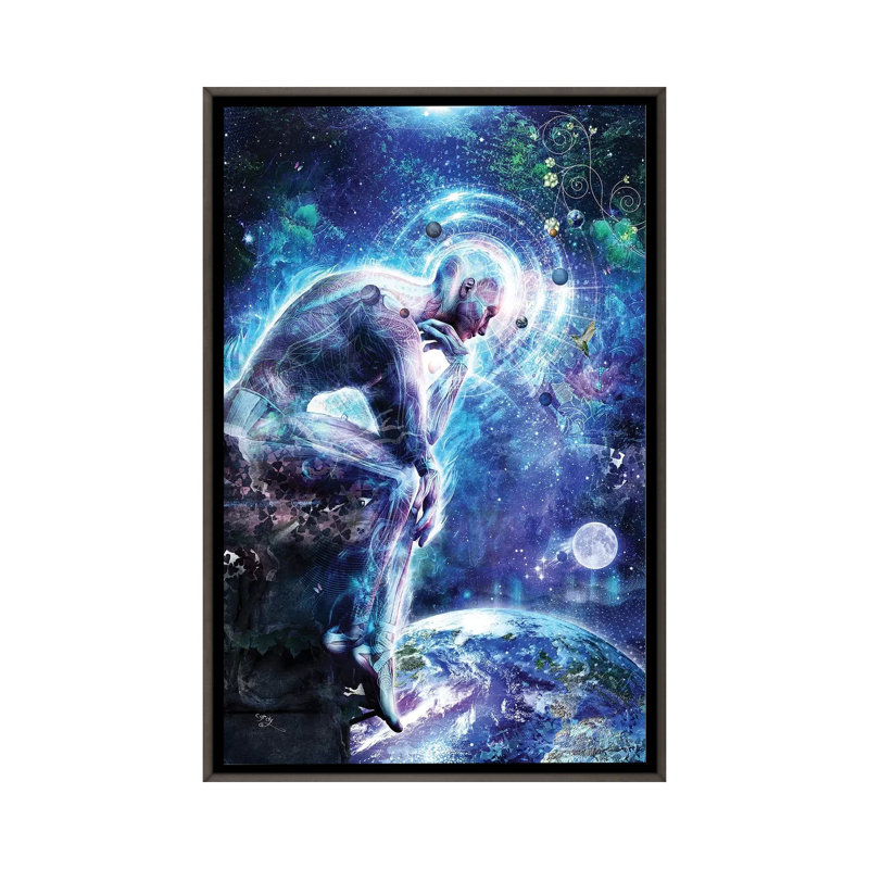 "Le mystère de nous-mêmes" par Cameron Gray-impression d’art graphique, H 60 po x l 40po x P 1,5 po, Pas de tapis