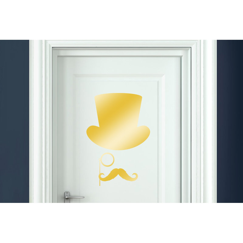 Wall Decal, Shiny Gold