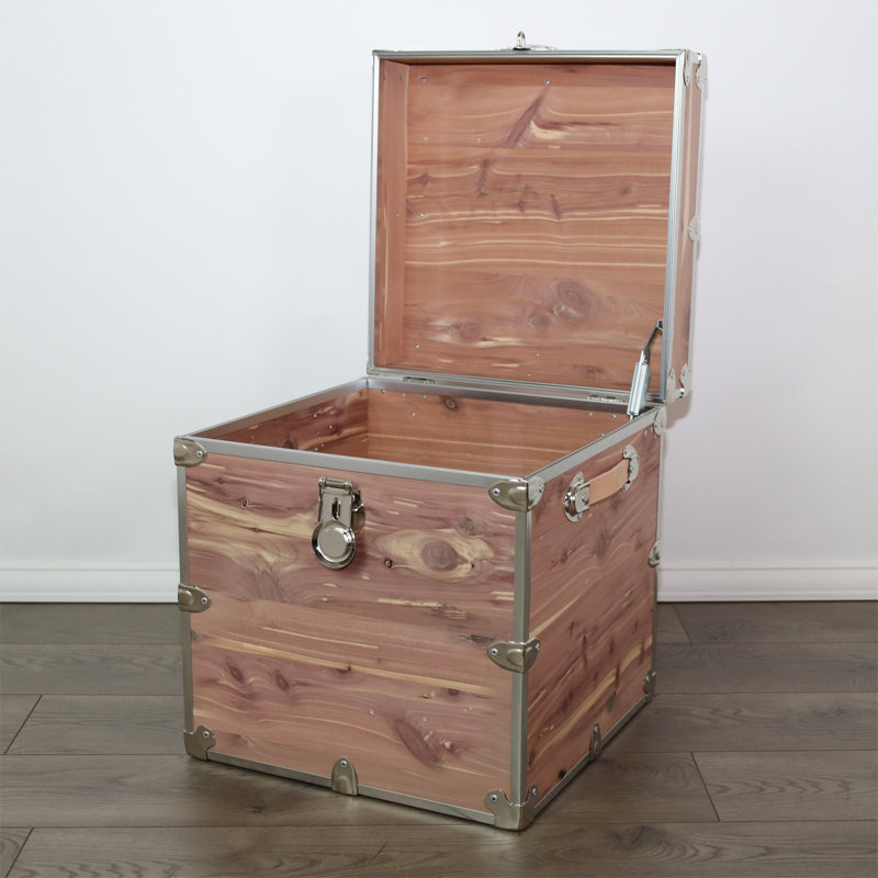 Table de bout Rhino Knotty Cedar, Argent argent, H 24 po x l 20 po