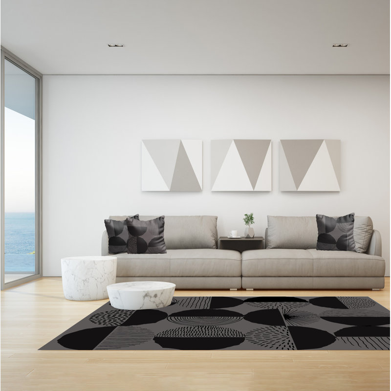 Gautious Geometric Area Rug, Rectangle 140 x 200cm