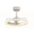 19.69" Crystal Ceiling Fan With Light  And Remote Control