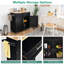 Ameia 94 cm W Kitchen Island with Solid Wood Top