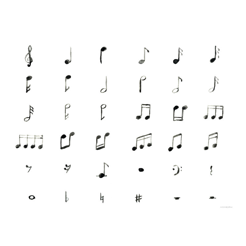 Drops Of Music, H 20 po x l 30 po
