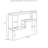 Caigan 43'' Glass Top Console Table-2044059256