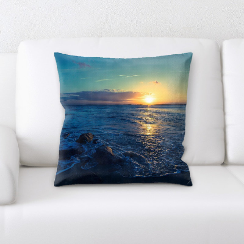 Coussin coucher de soleil