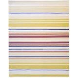 Mirage Striped Area Rug in Yellow