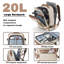 Ensemble de bagages 3 pièces - Valise à carreaux 28 po avec sac de toilette à sec TSA-137440406