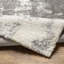 Tapis abstrait gris en polyester Parmelee-532571433