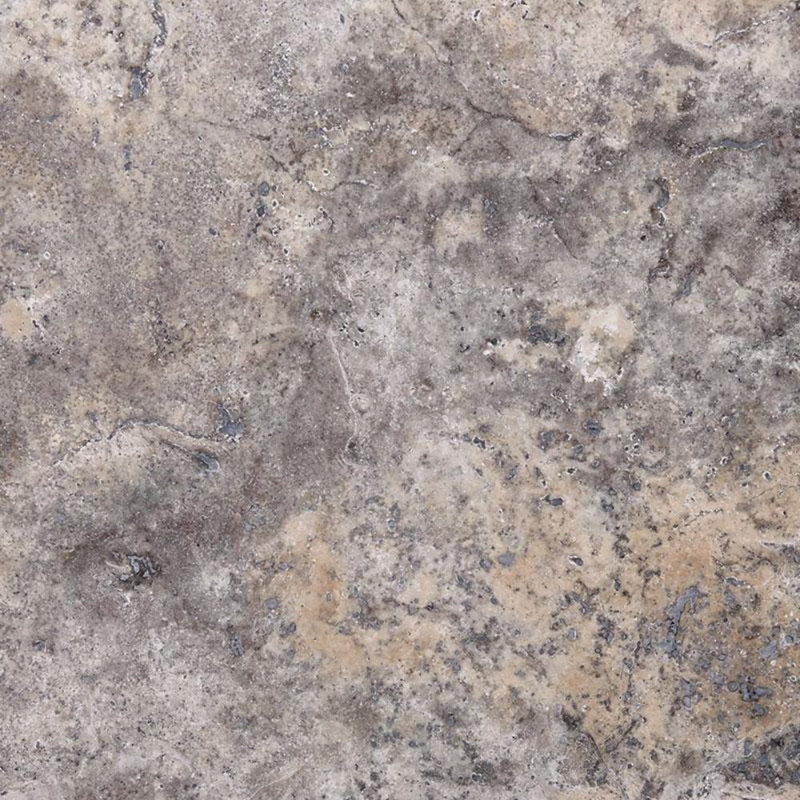 Carreau de sol et mur en marbre 18 po x 18 po Travertine