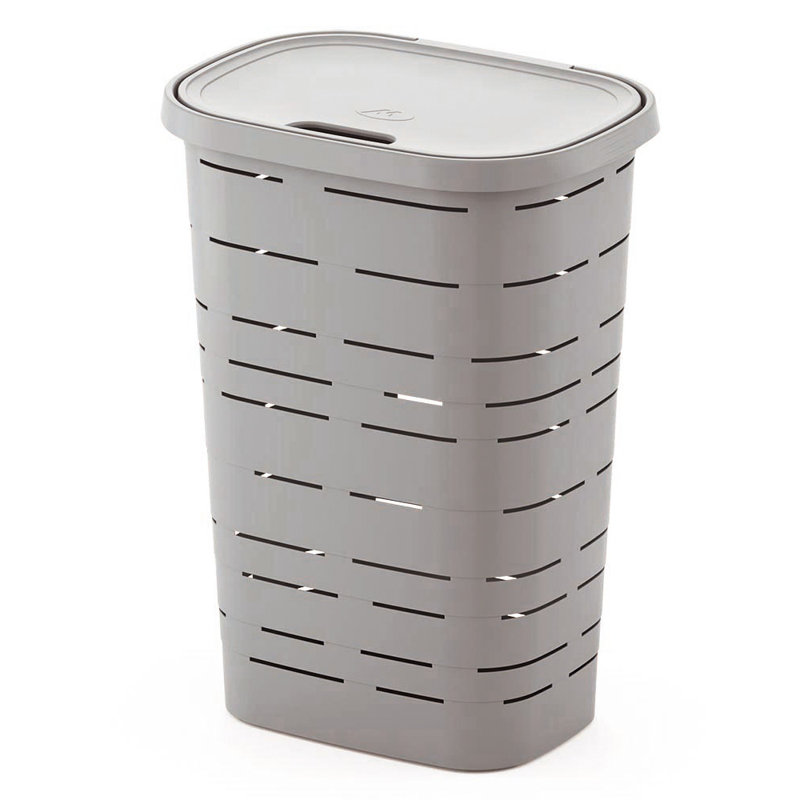 Plastic Laundry Room Organiser, Grey